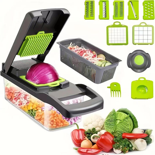 Utensilio multifuncional para cortar verduras