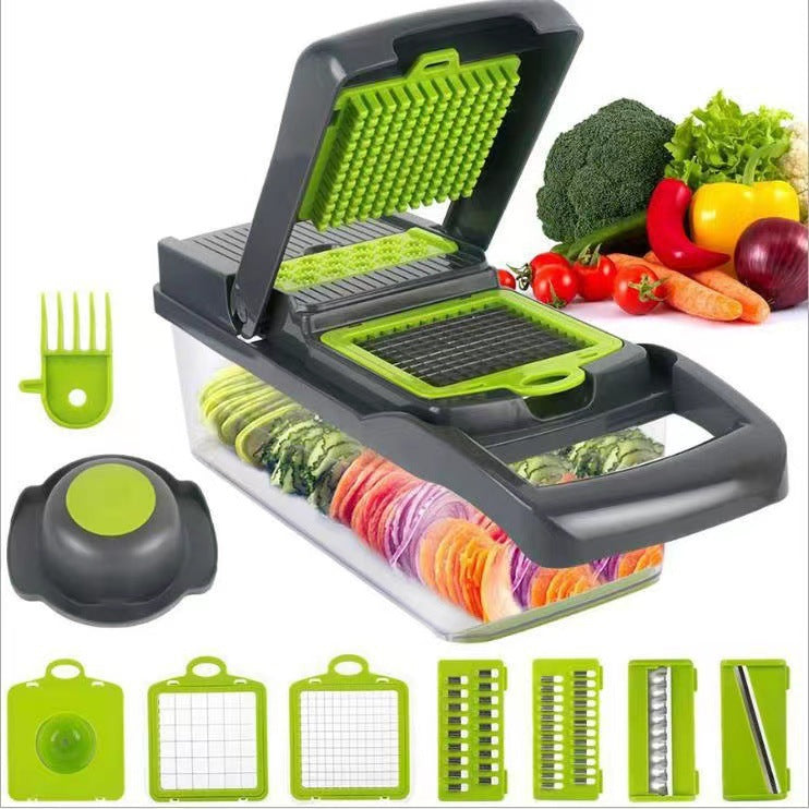 Utensilio multifuncional para cortar verduras