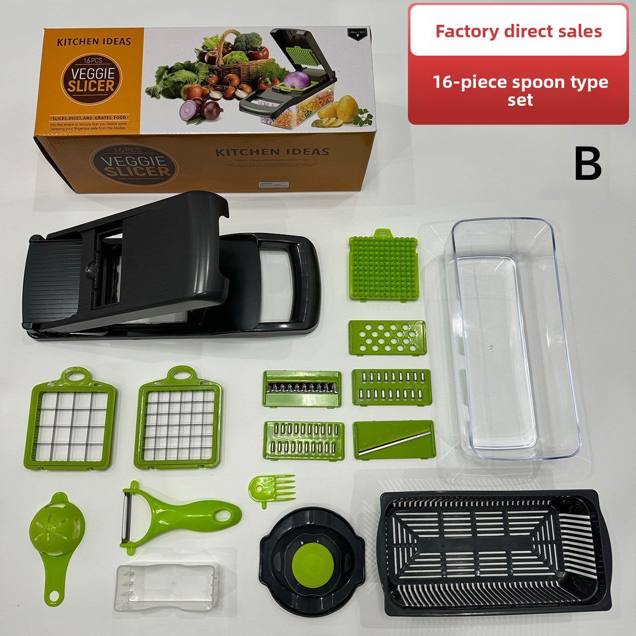 Utensilio multifuncional para cortar verduras