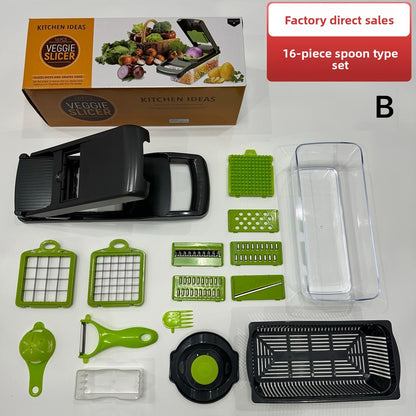 Utensilio multifuncional para cortar verduras